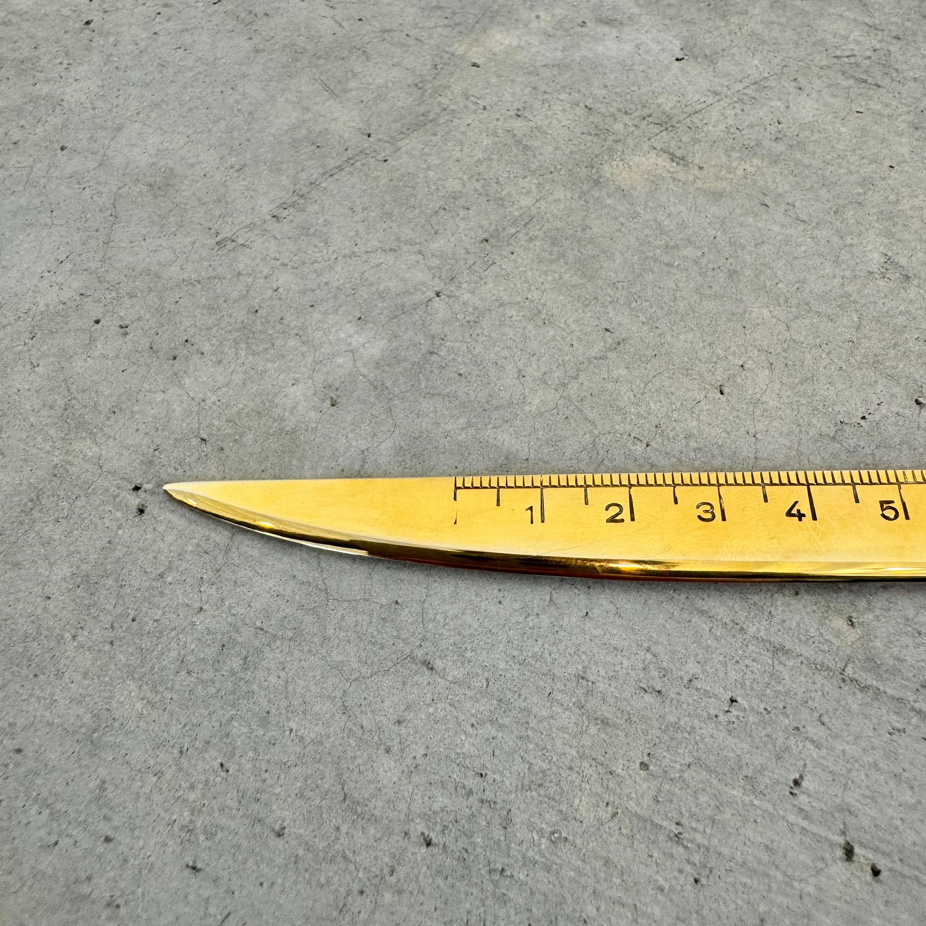 Late 20th Century Letter Opener and Ruler, 1980s Germany For Sale