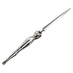 Letter Opener or Paper Cutter in Silver Bronze
