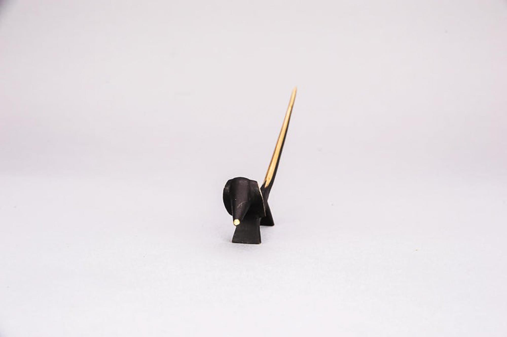 Mid-Century Modern Letter Opener Sausage Dog by Walter Bosse, 1950s