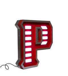 Letter P Graphics Lamps