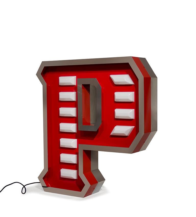 Modern Letter P Graphics Lamps For Sale