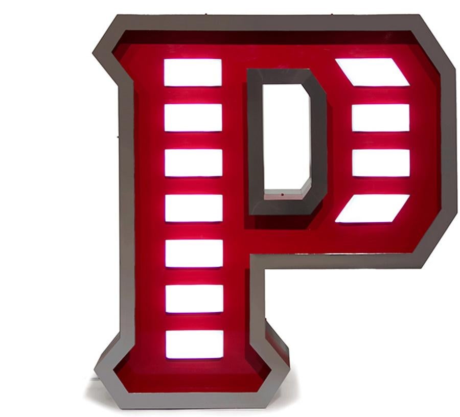 European Letter P Graphics Lamps For Sale