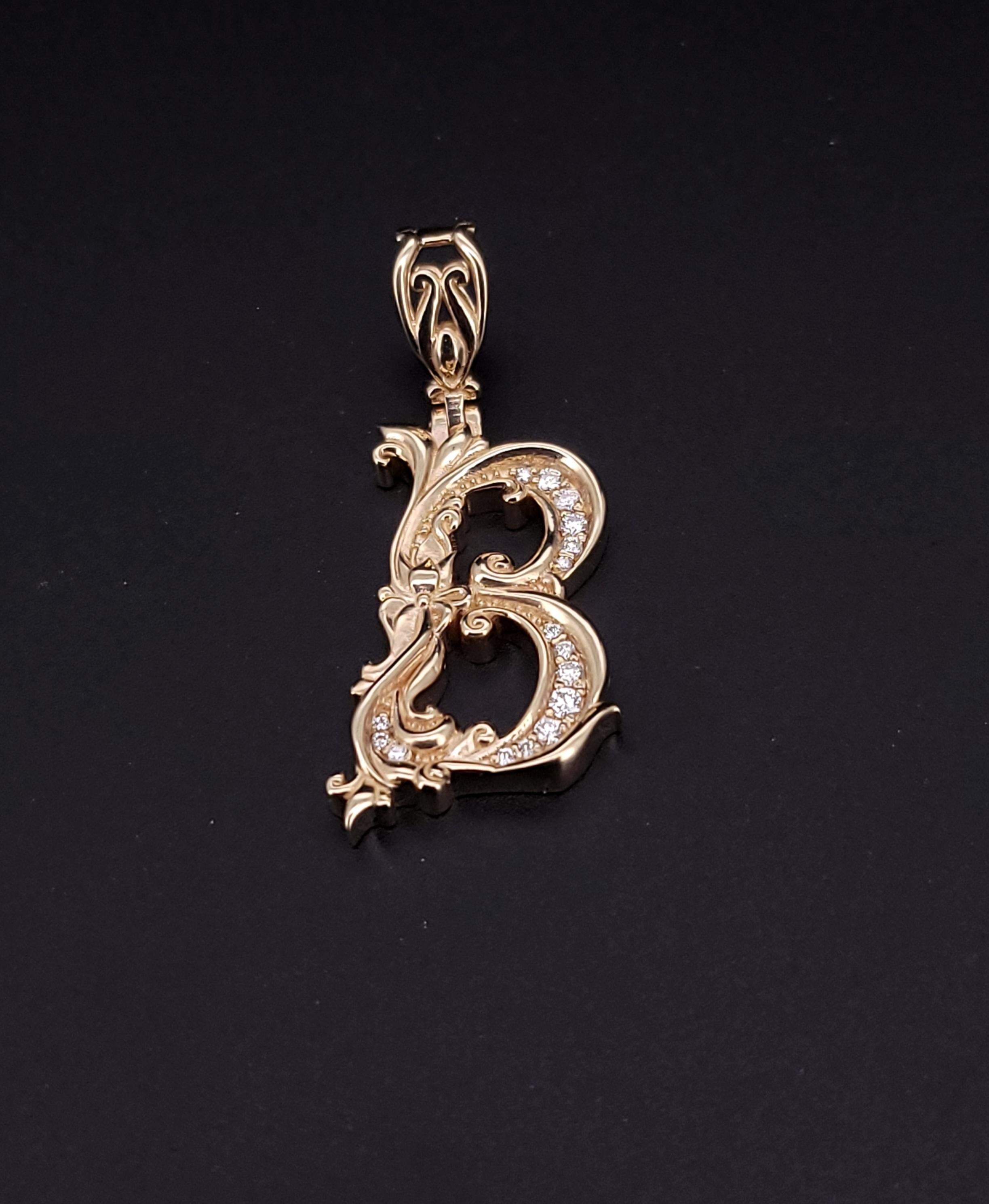 Pendentif lettre 