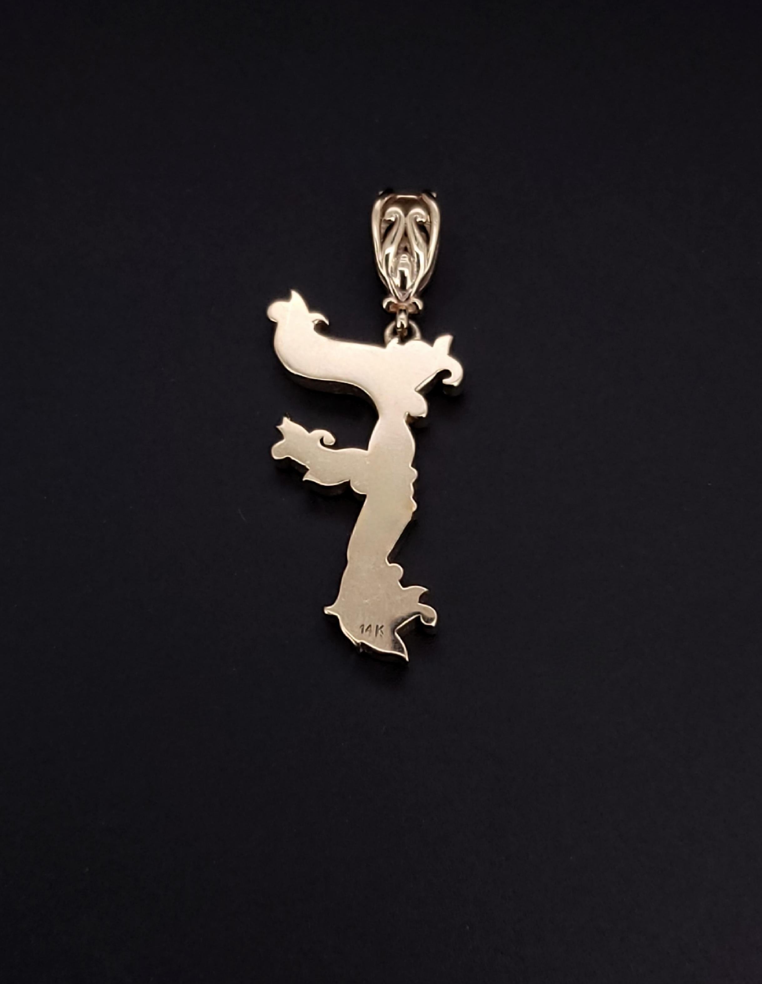 Pendentif lettre 