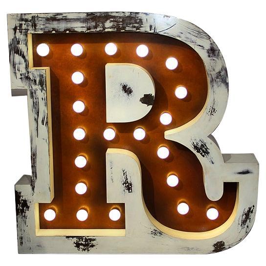 Letter R Graphics Lamps For Sale