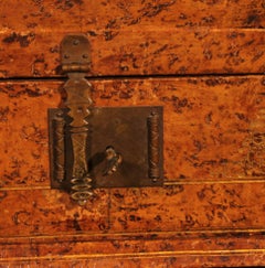 Letter Rack or Stationery Rack in Leather from the 19th Century, France