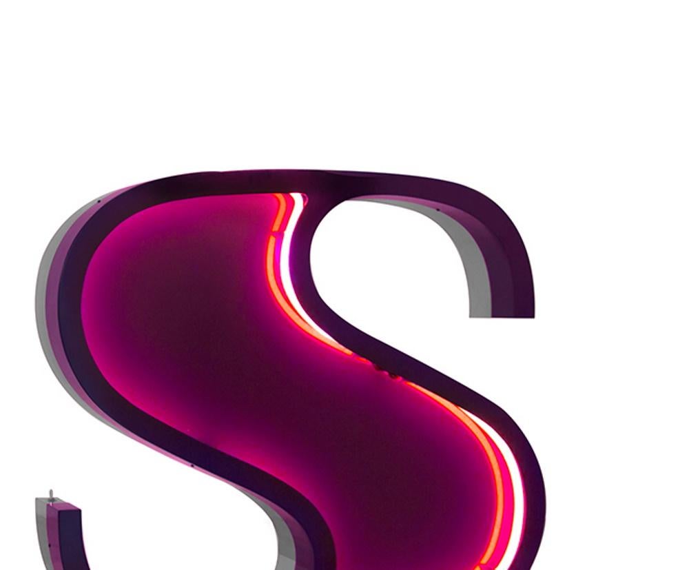 Modern Letter S Graphics Lamps For Sale