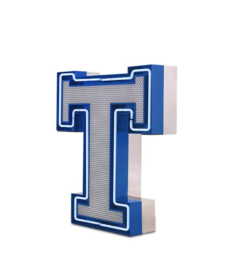 Contemporary Letter T Graphics Lamps For Sale