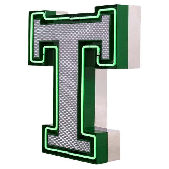 Letter T Graphics Lamps For Sale at 1stDibs