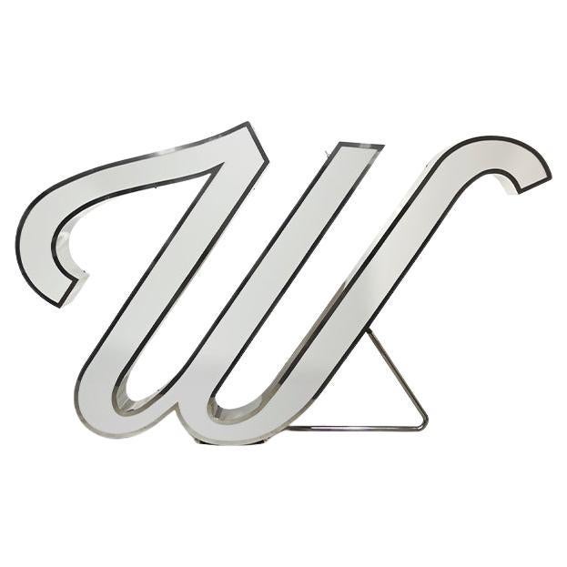 Letter W Graphics Lamps For Sale