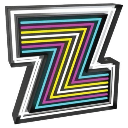 Letter Z Graphics Lamps For Sale