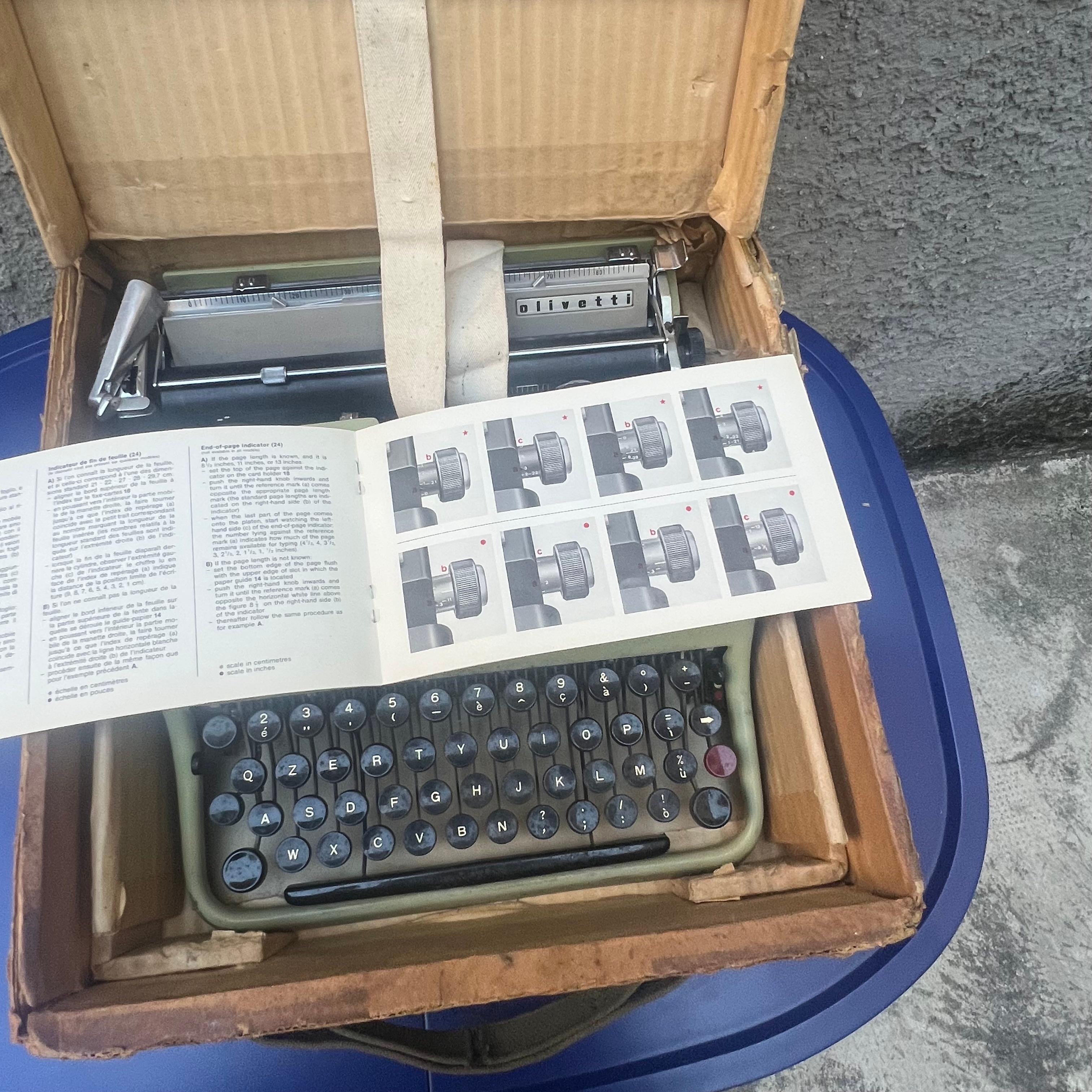 Lettera22 con caja original - M. Nizzoli para Olivetti - Italia - Años 50 1