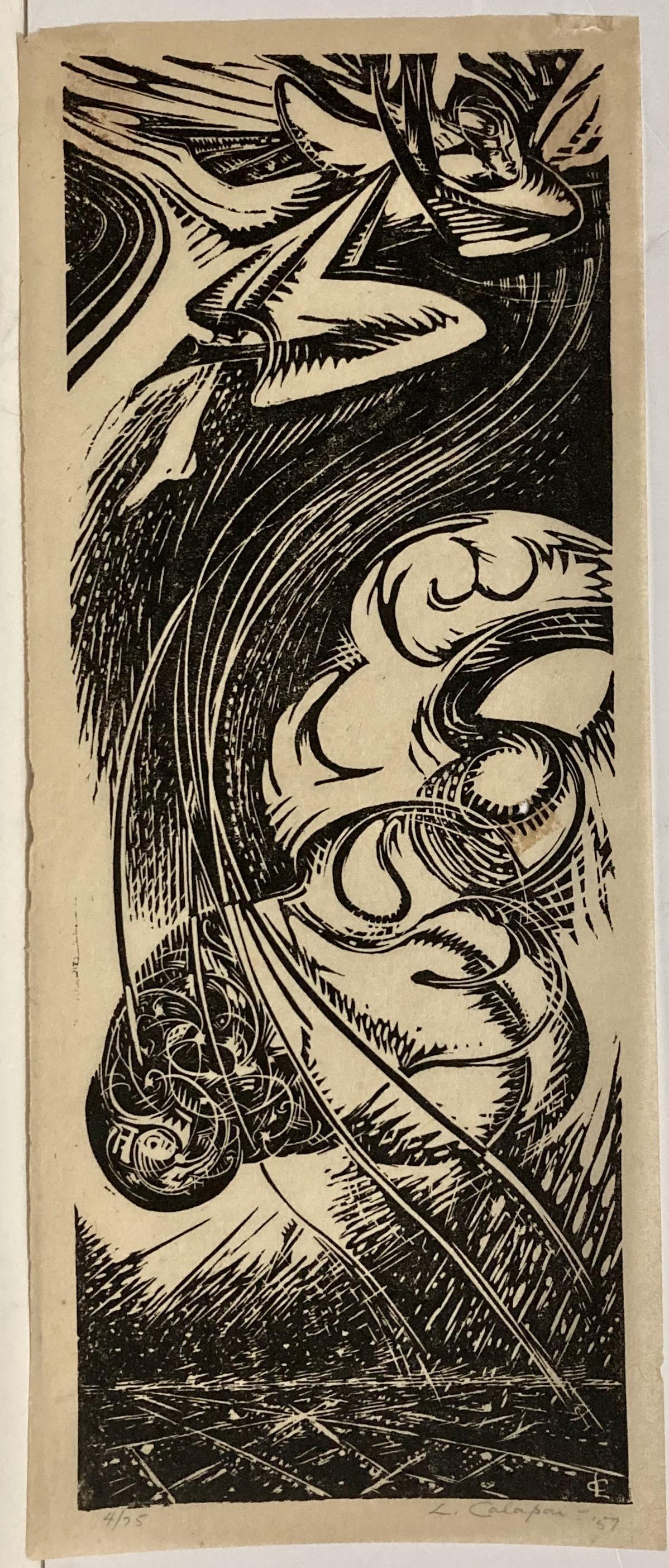 Letterio Calapai is widely recognized as a major American artist of the twentieth century. He is widely respected as a printmaker, especially for engravings and wood engravings, and is noted for his highly complex and original compositions.

All of