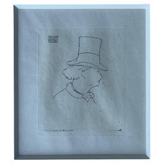Stampa tipografica di Charles Baudelaire di Manet, C.I.C. 1862