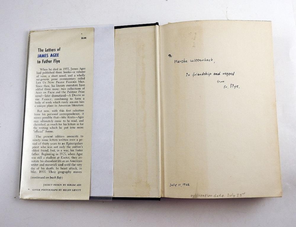 Letters of James Agee to Father Flye & Agee's Manuscript Notes 3