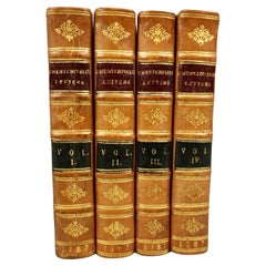 Antique Letters of the Earl of Chesterfield to His Son in 4 Volumes Published 1787