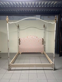 Letto a baldacchino prima metà del '900, manifattura italiana