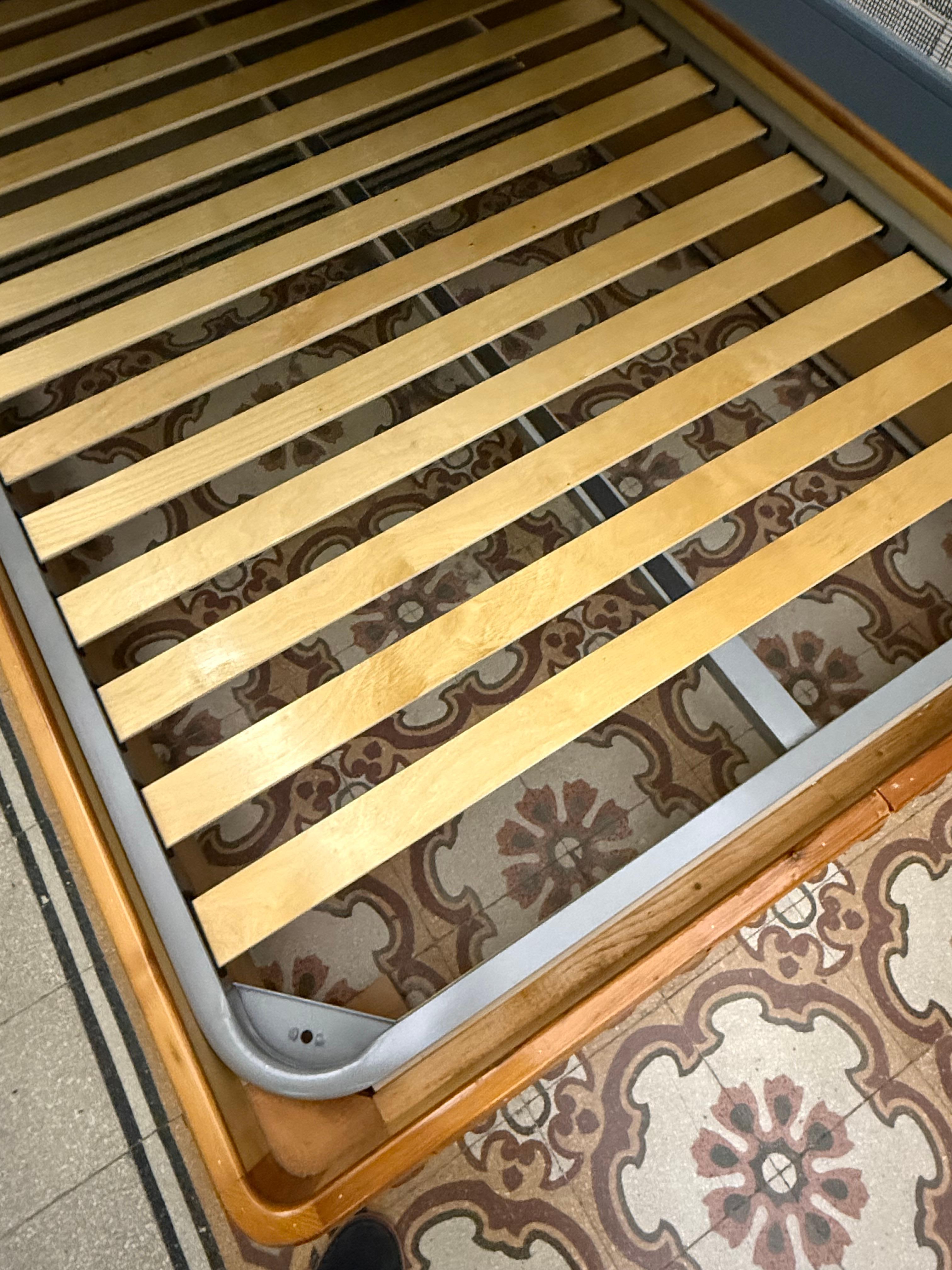 Lit français en bambou et laiton 1970 Italie en vente 2