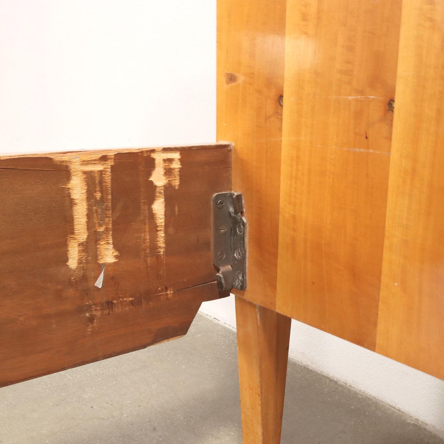 Italian Letto Anni 60 Formica Impiallacciatura Mogano For Sale