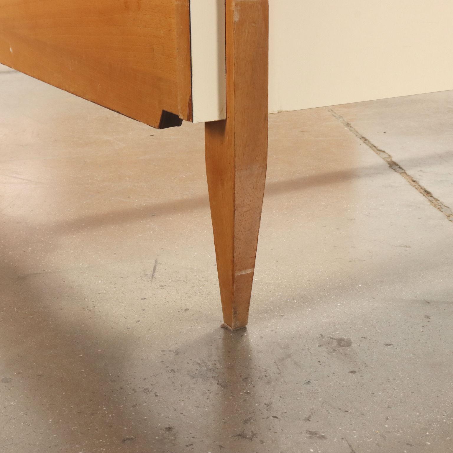 Veneer Letto Anni 60 Formica Impiallacciatura Mogano For Sale