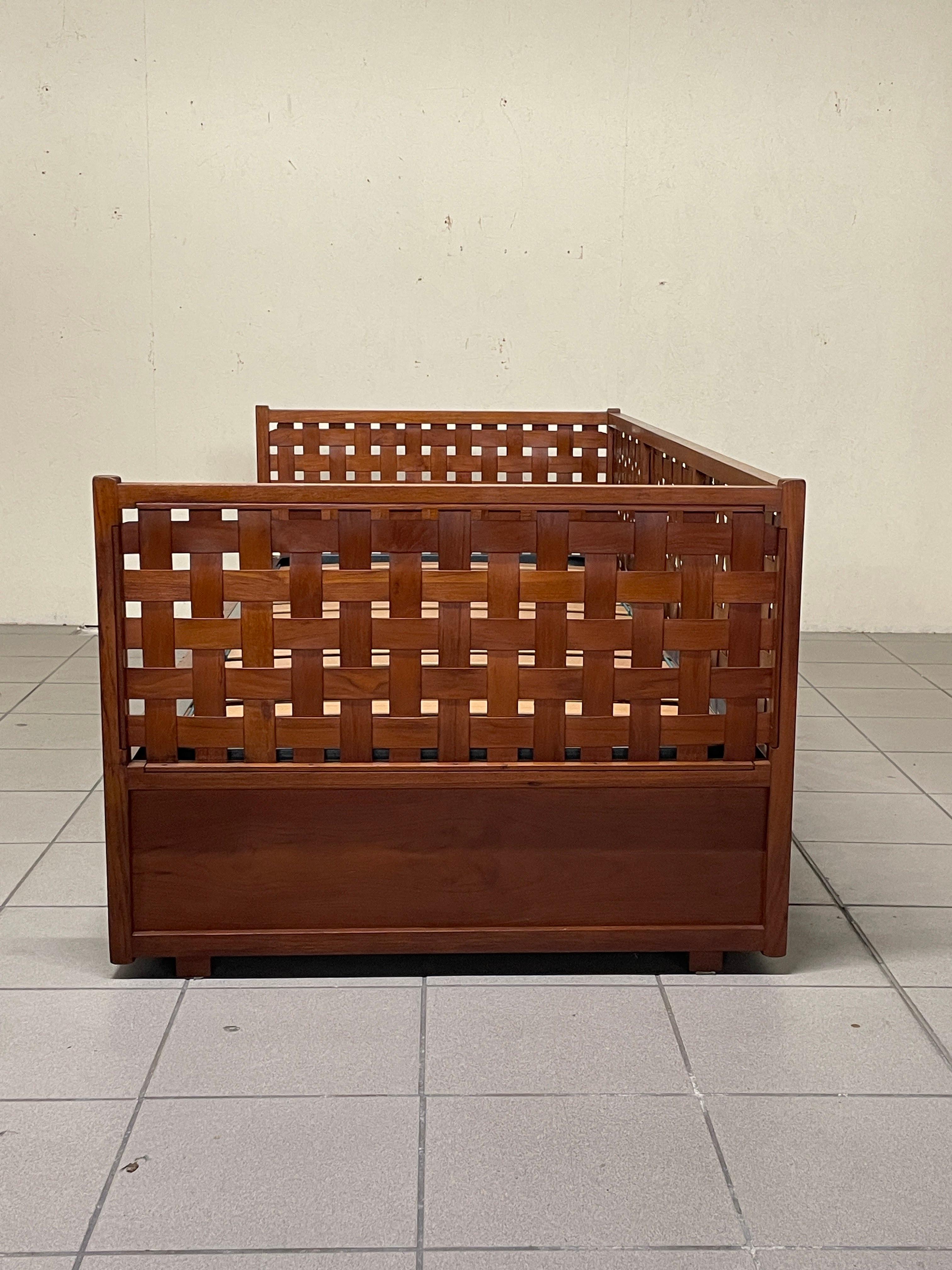 Lit à tiroirs des années 1960 par Tito Agnoli pour Mobilia, Italie en vente 12