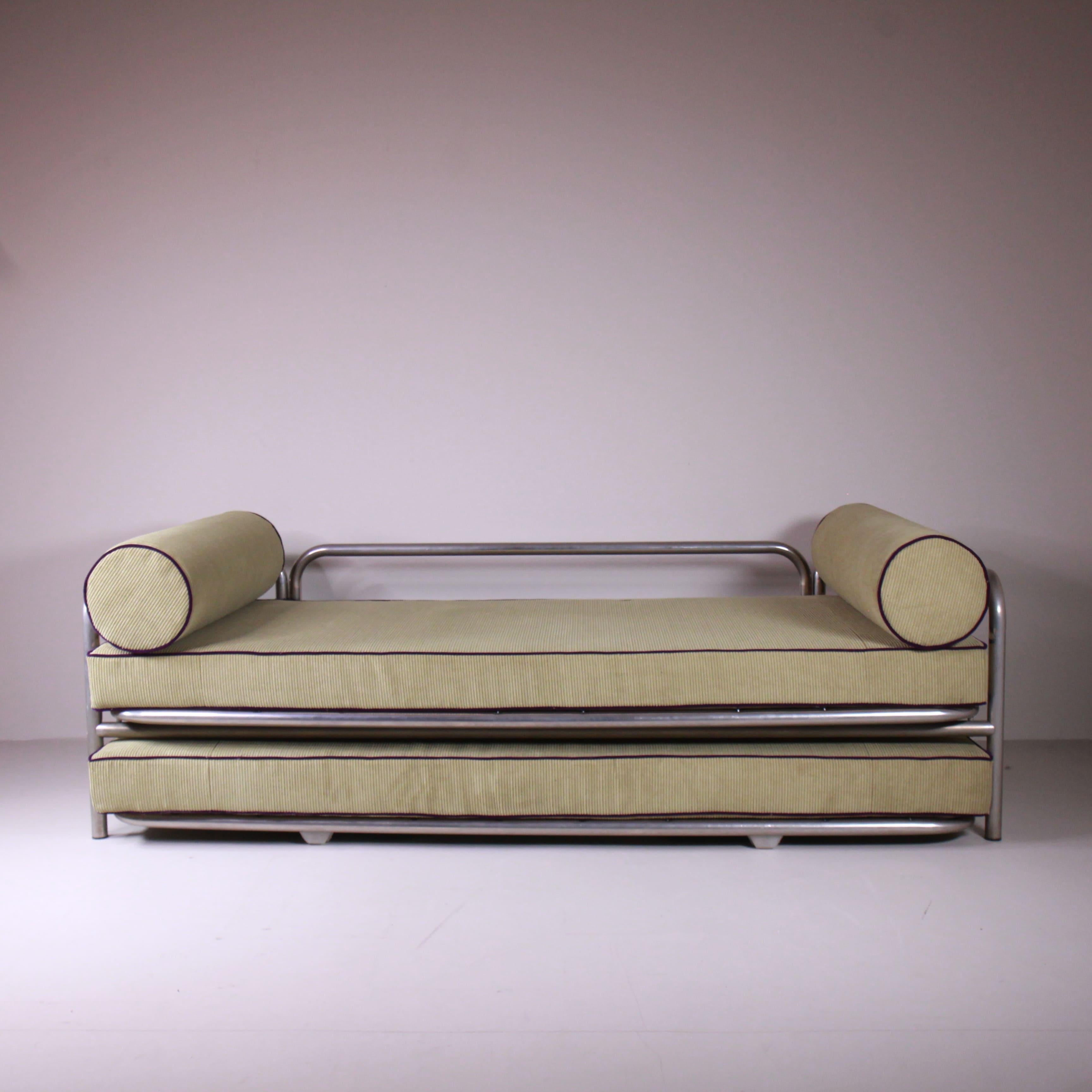 Steel Letto - Daybed Locus Solus di Gae Aulenti, 1960 For Sale