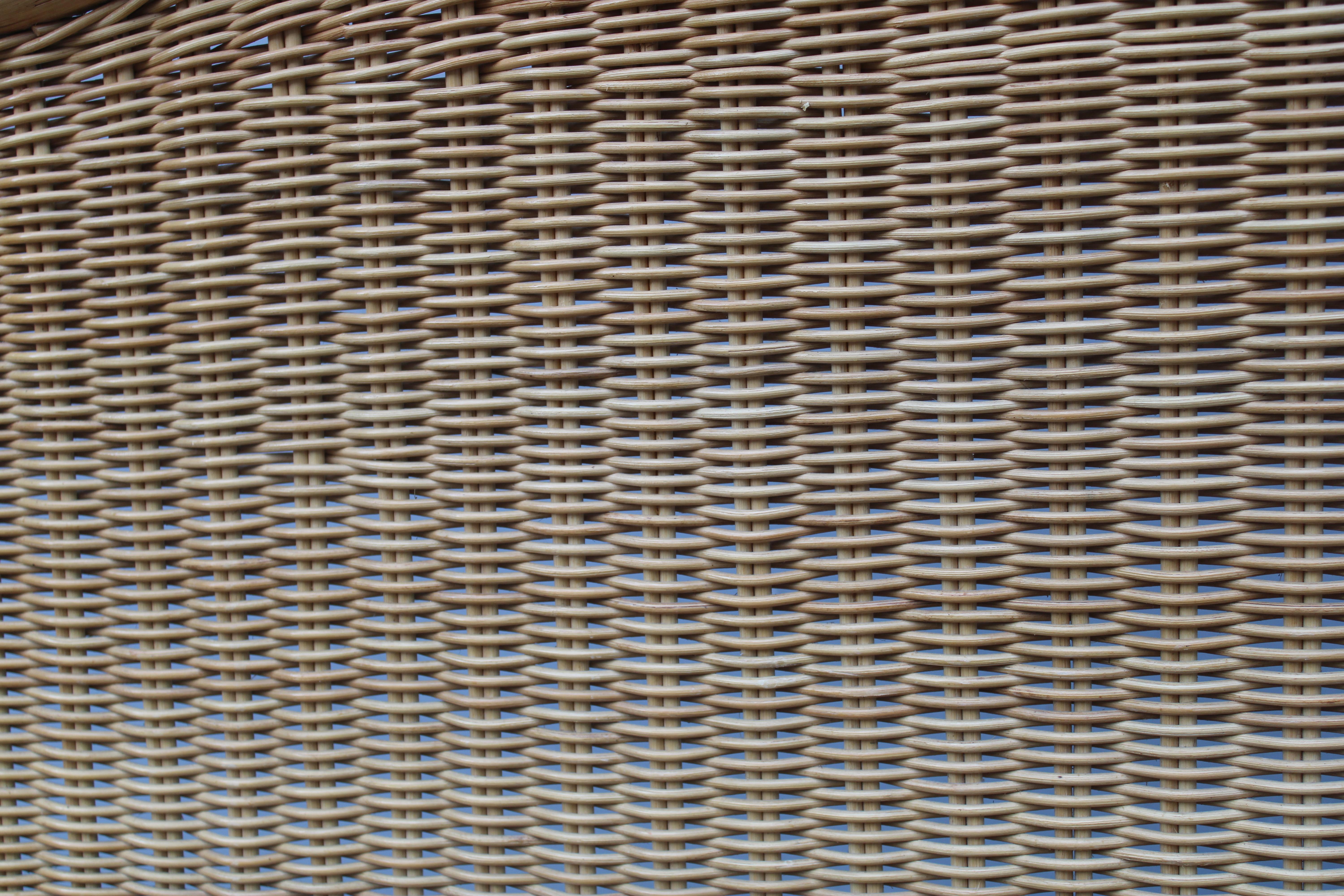 Lit italien en bambou et osier 1970 Tommaso Barbi Design en vente 9