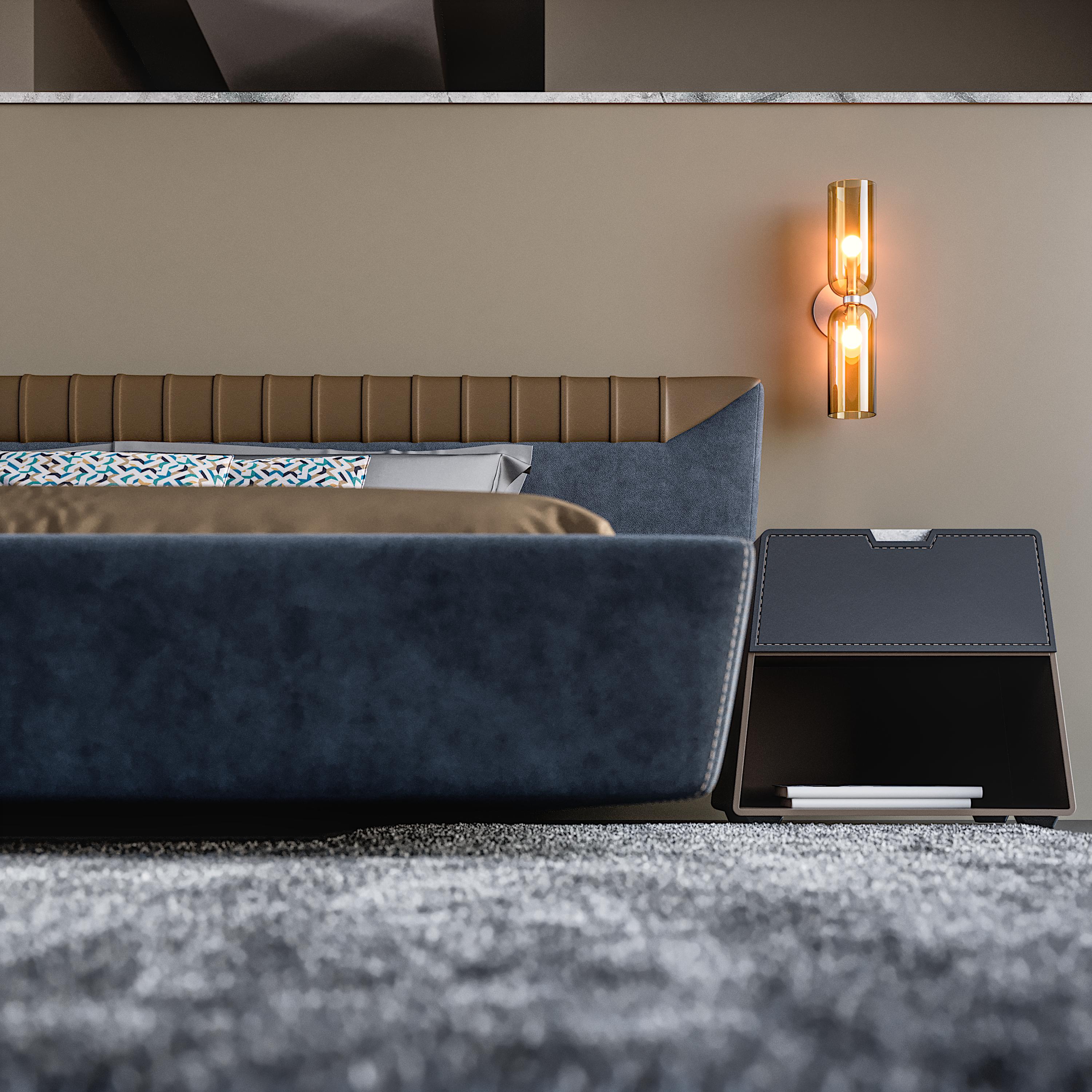 Letto Libra, sospeso con inserto testata personalzzabile plissè o liscio en Nuevo estado para la venta en Bisceglie, IT