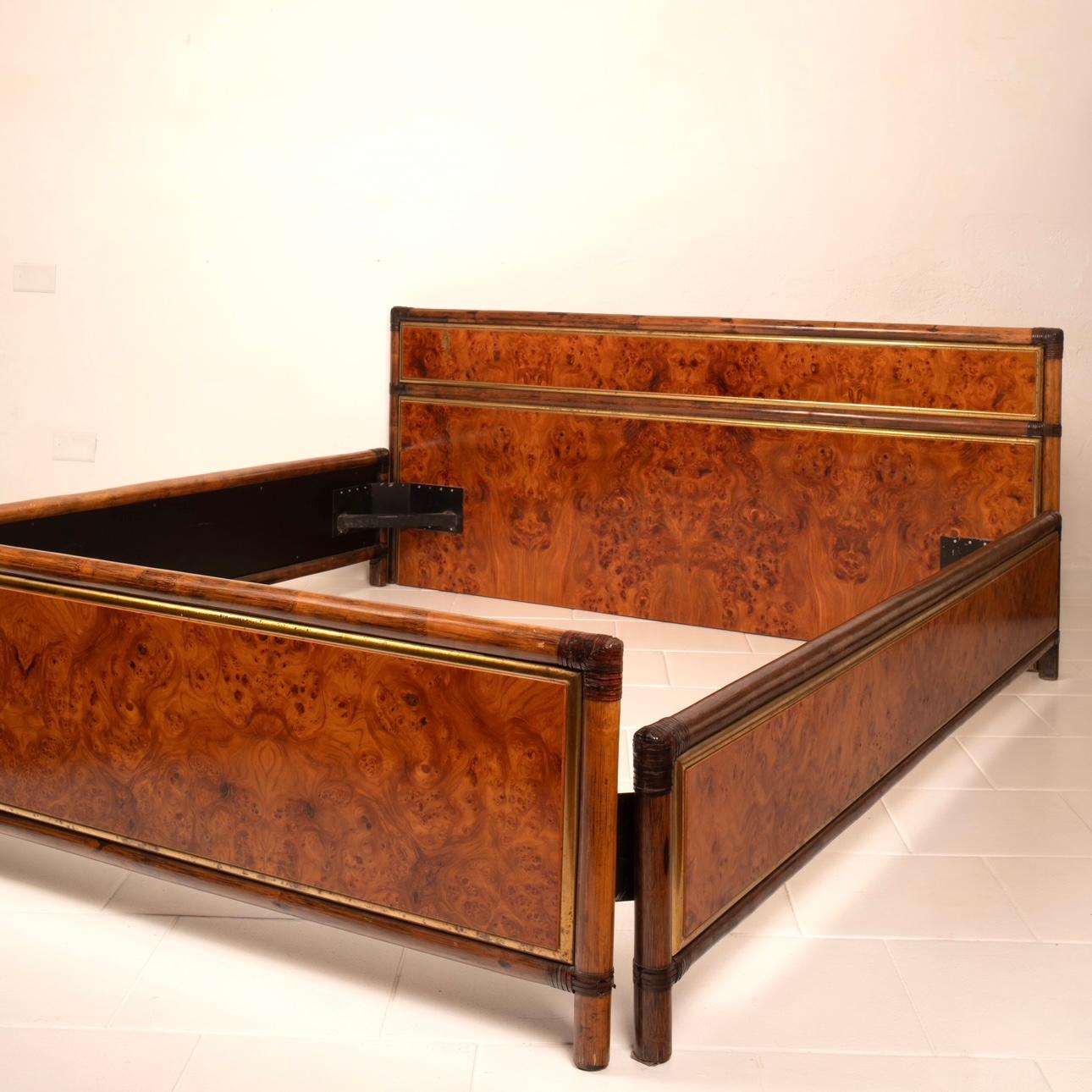 Italian Marango Bed Frame by Alberto Smania for Smania Studio Interni For Sale