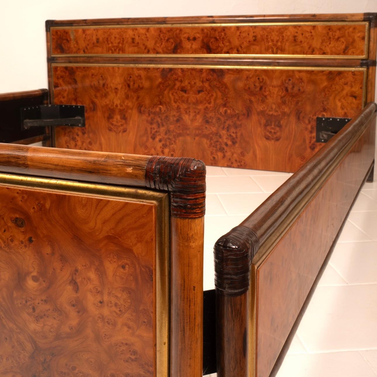 Mid-20th Century Marango Bed Frame by Alberto Smania for Smania Studio Interni For Sale