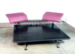 "Adia" double bed designed by Paolo PIVA for B&B Italia. Italy, 1980s