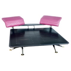 "Adia" double bed designed by Paolo PIVA for B&B Italia. Italy, 1980s