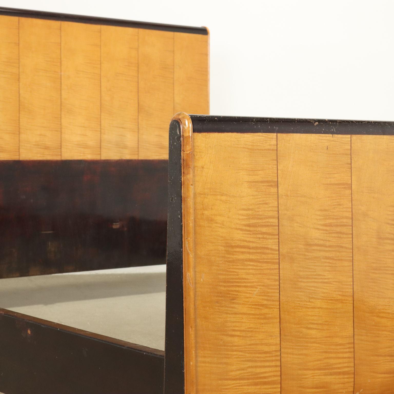 Mid-Century Modern Lit double des années 30-40 en vente