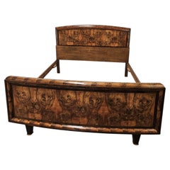 Letto matrimoniale Art Decò toscano anni ’40