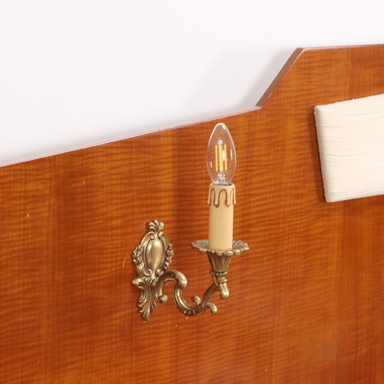 Doppelbett mit Nachttischchen, 1950-60er Jahre im Zustand „Gut“ im Angebot in Milano, IT