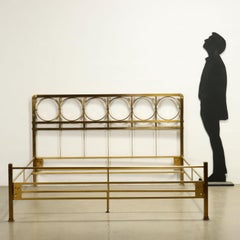 Brass double bed 1970s