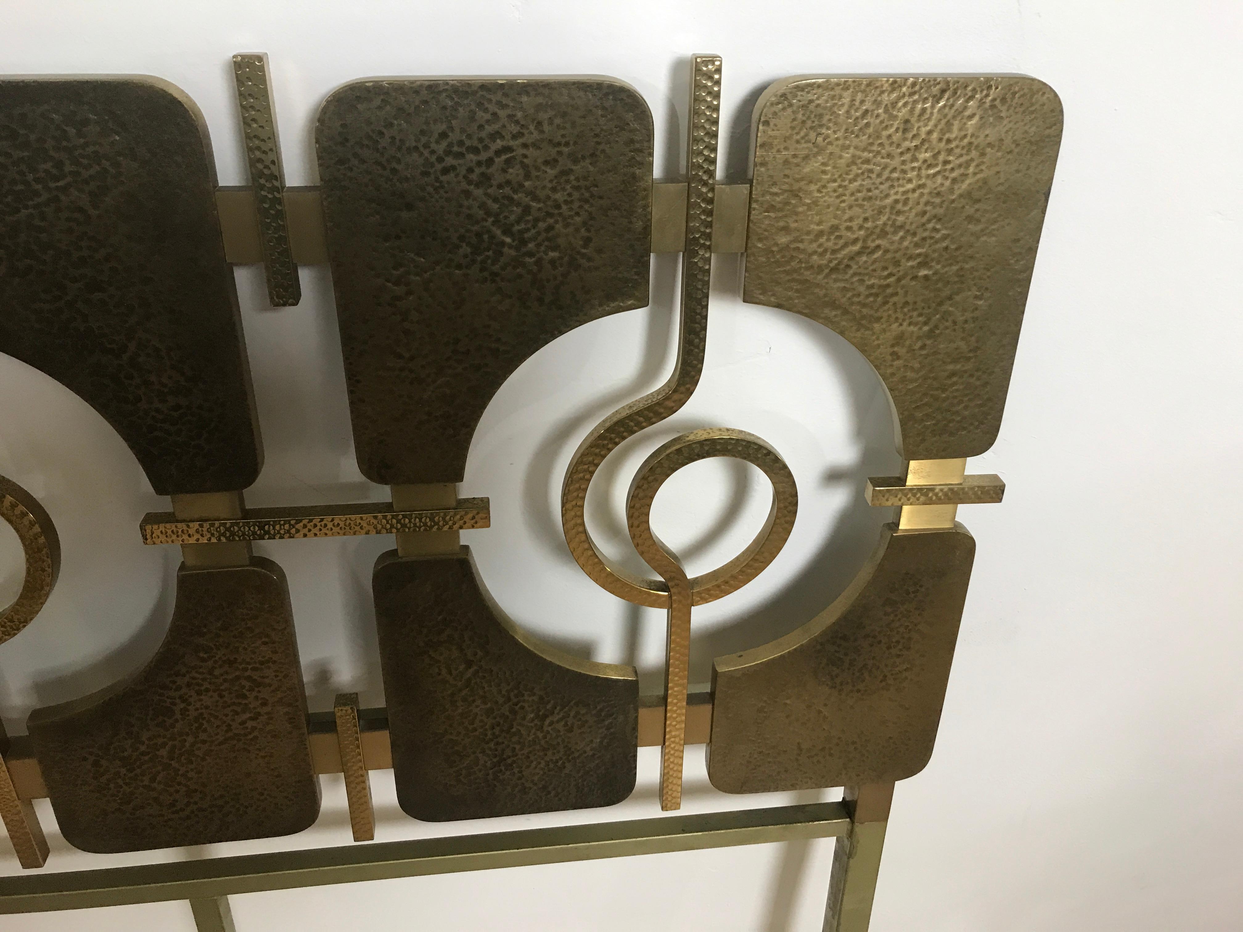 Double Bed in Brass by Luciano Frigerio. Italy 1970 In Excellent Condition For Sale In Catania, IT