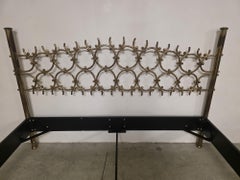Sculptural bed by Arnaldo Pomodoro for Osvaldo Borsani