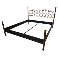 Sculptural bed by Arnaldo Pomodoro for Osvaldo Borsani