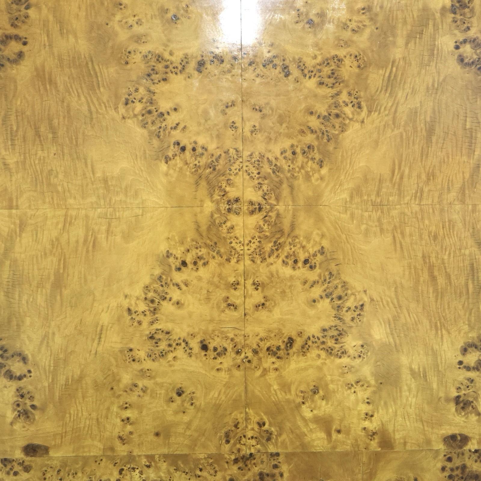 Letto Singolo Art Decò Cubista In Radica Di Betulla Design Anni '30/40 (Italienisch) im Angebot