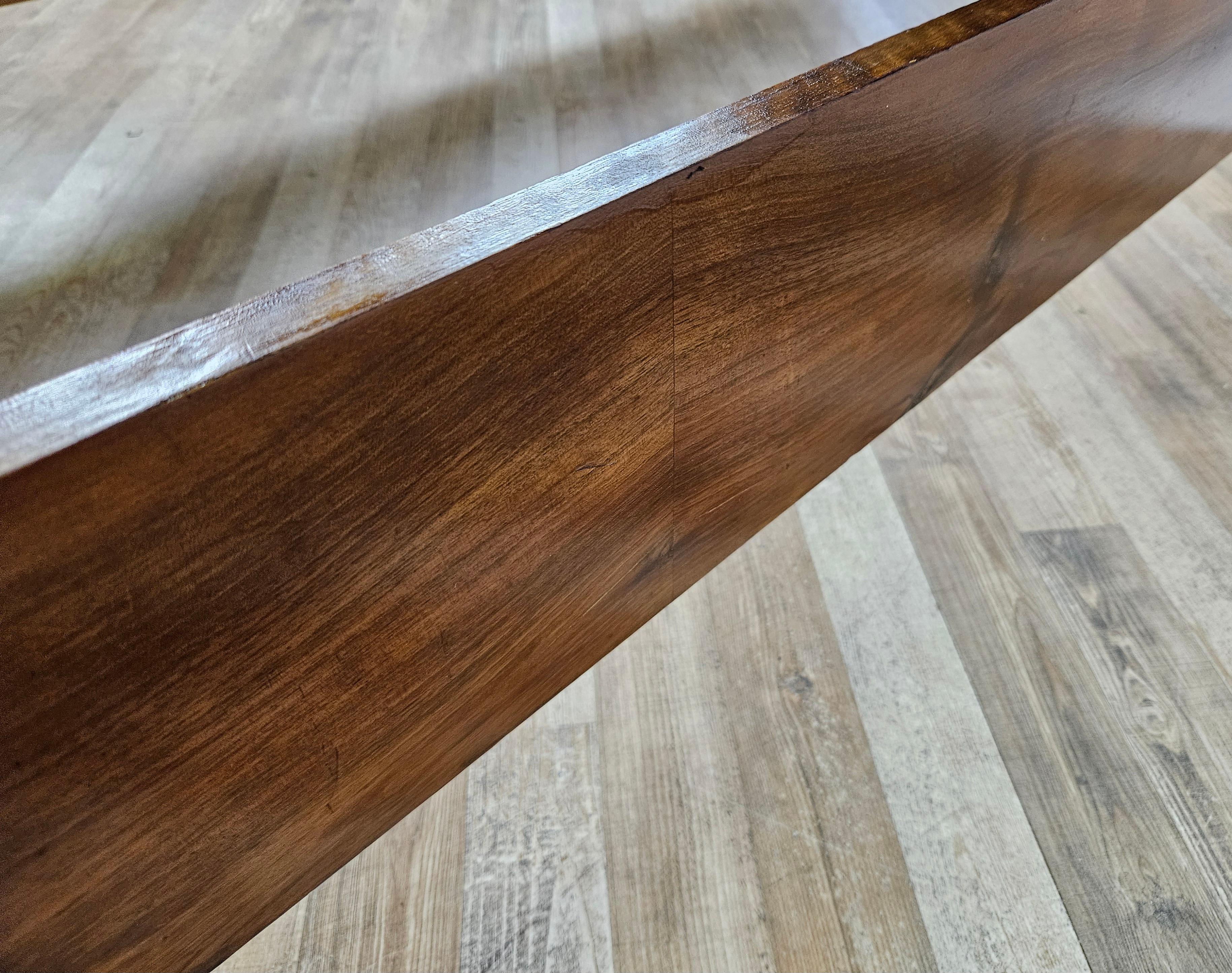 Art Deco single bed in walnut For Sale 10
