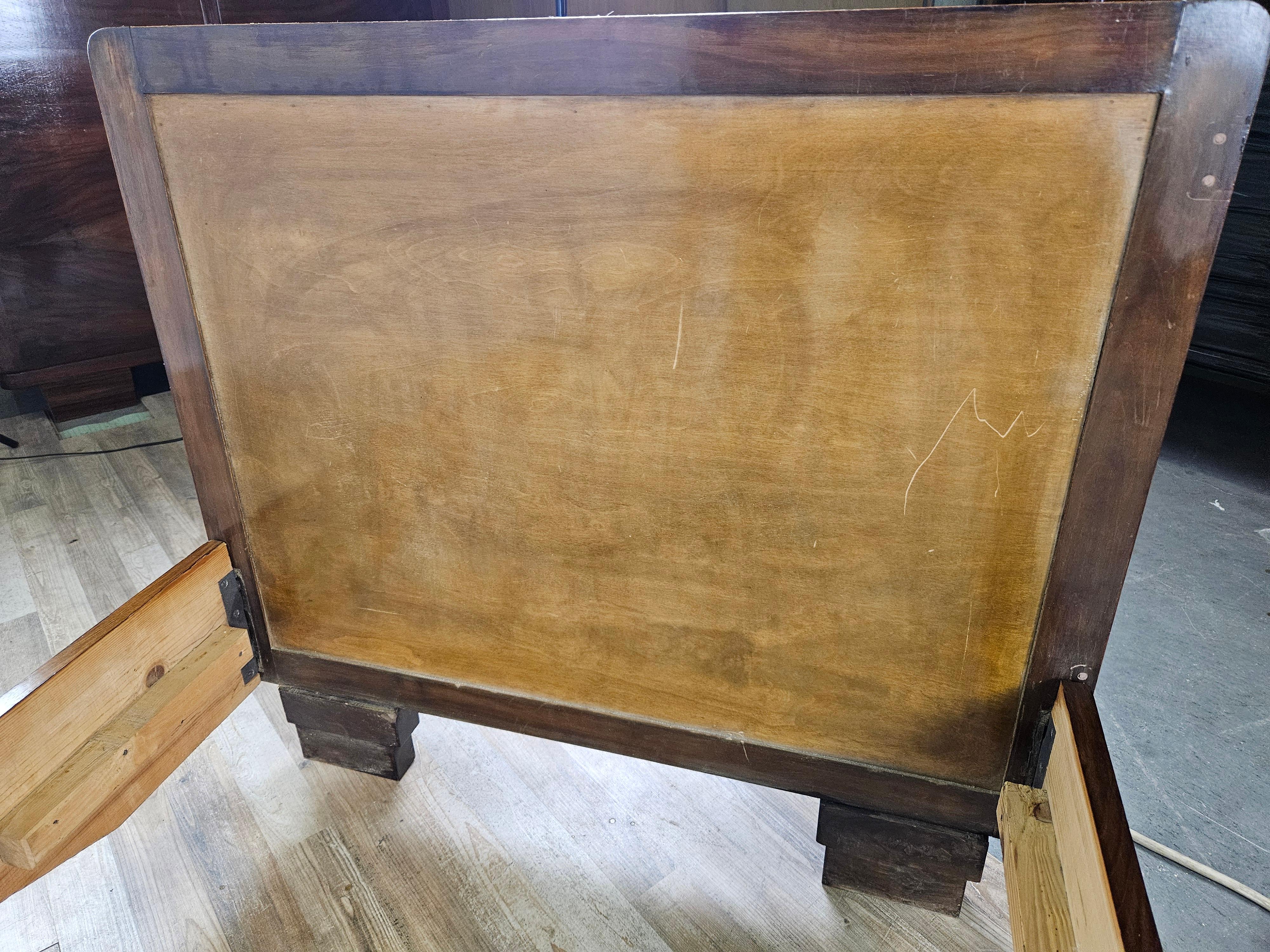 Letto singolo in radica anni '30-'40 in vendita 9