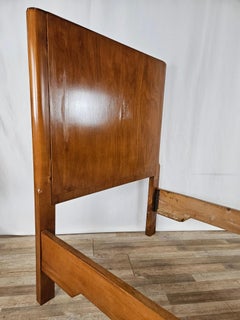 Root single bed in 1940s Art Deco style