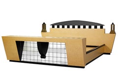 Stanhope Bed by Michael Graves for Memphis Milano