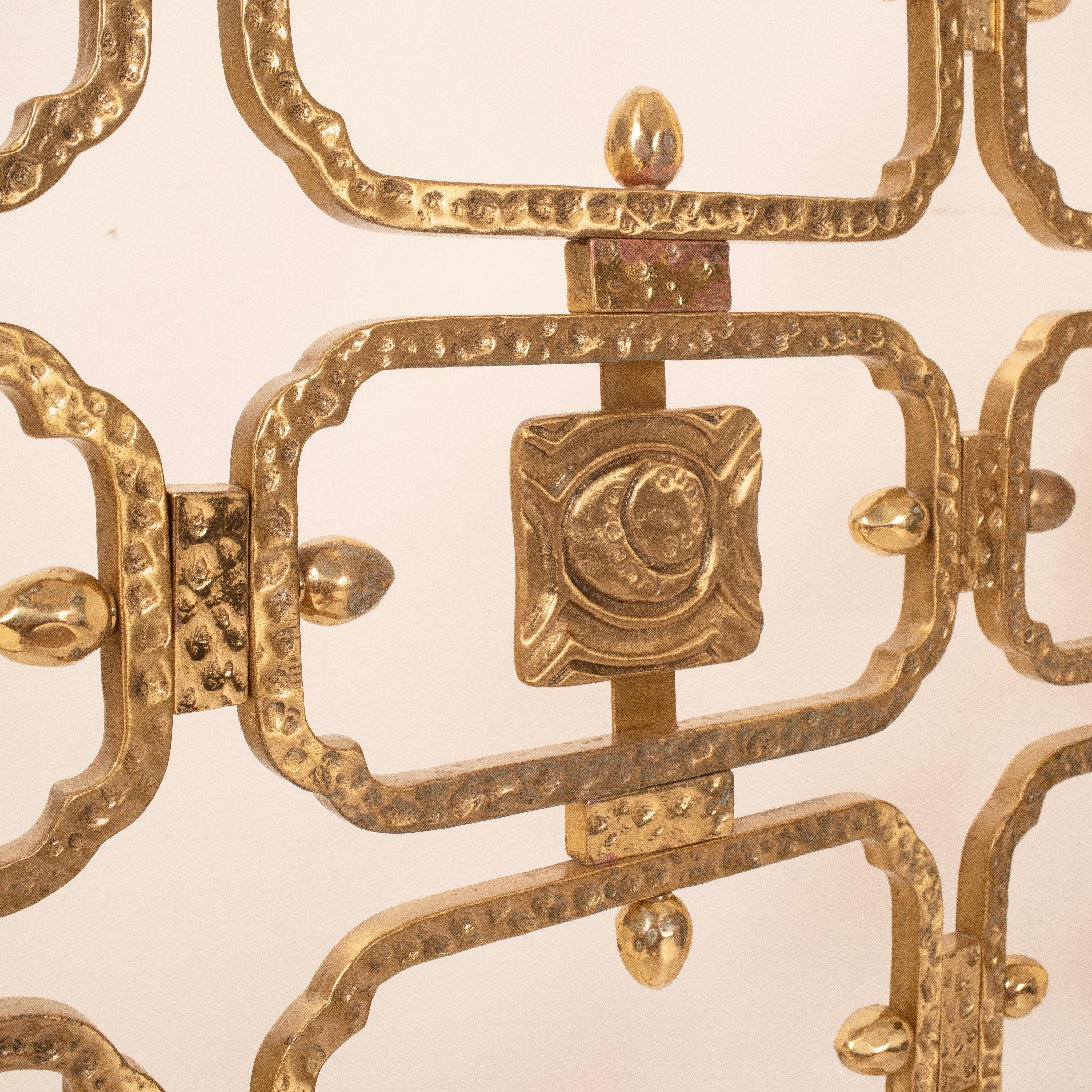 Thailandia Sculptural Brass Bed Frame by Frigerio Ciansky e Shelba Italy 1960 in vendita 9