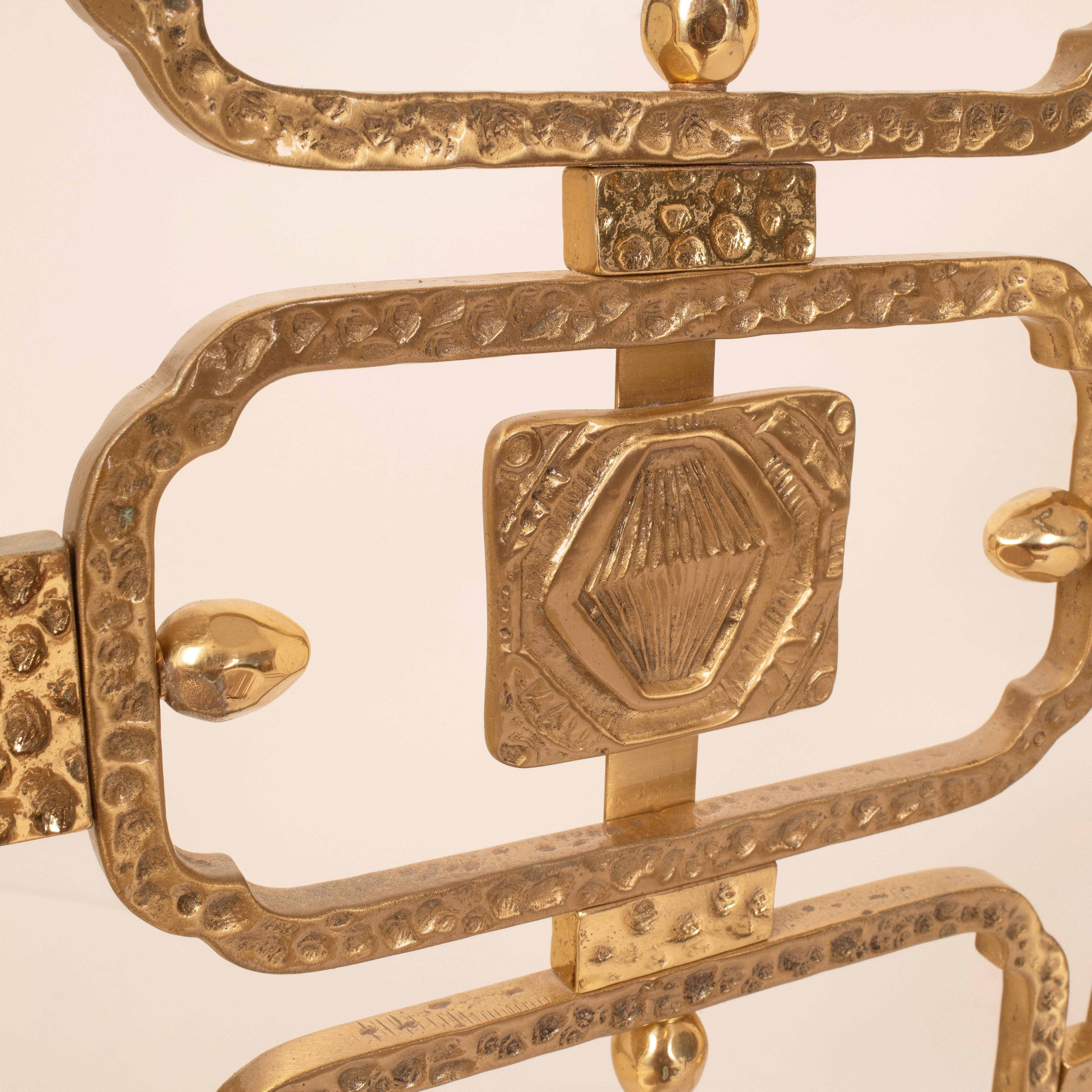 Thailandia Sculptural Brass Bed Frame by Frigerio Ciansky e Shelba Italy 1960 in vendita 10