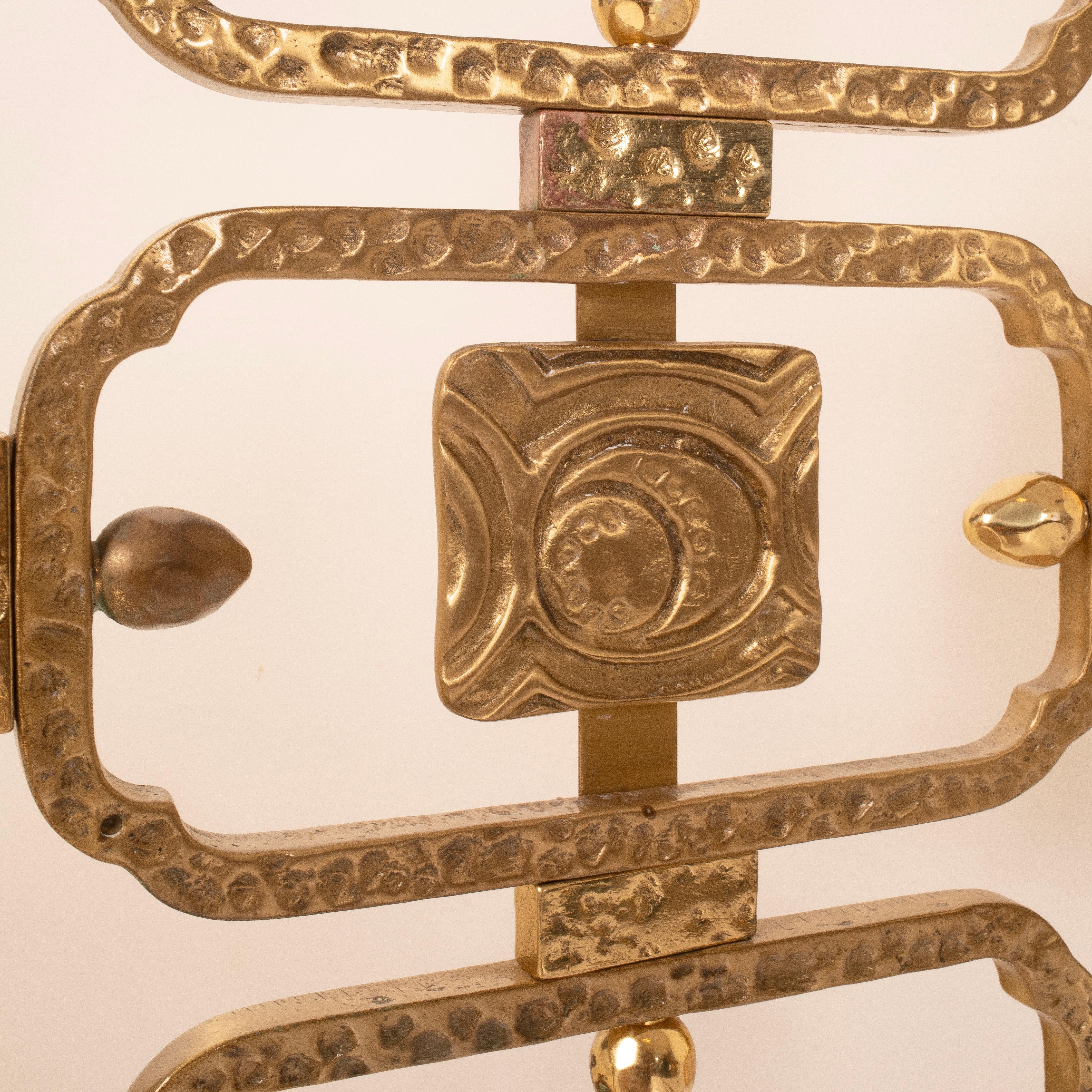 Thailandia Sculptural Brass Bed Frame by Frigerio Ciansky e Shelba Italy 1960 in vendita 11