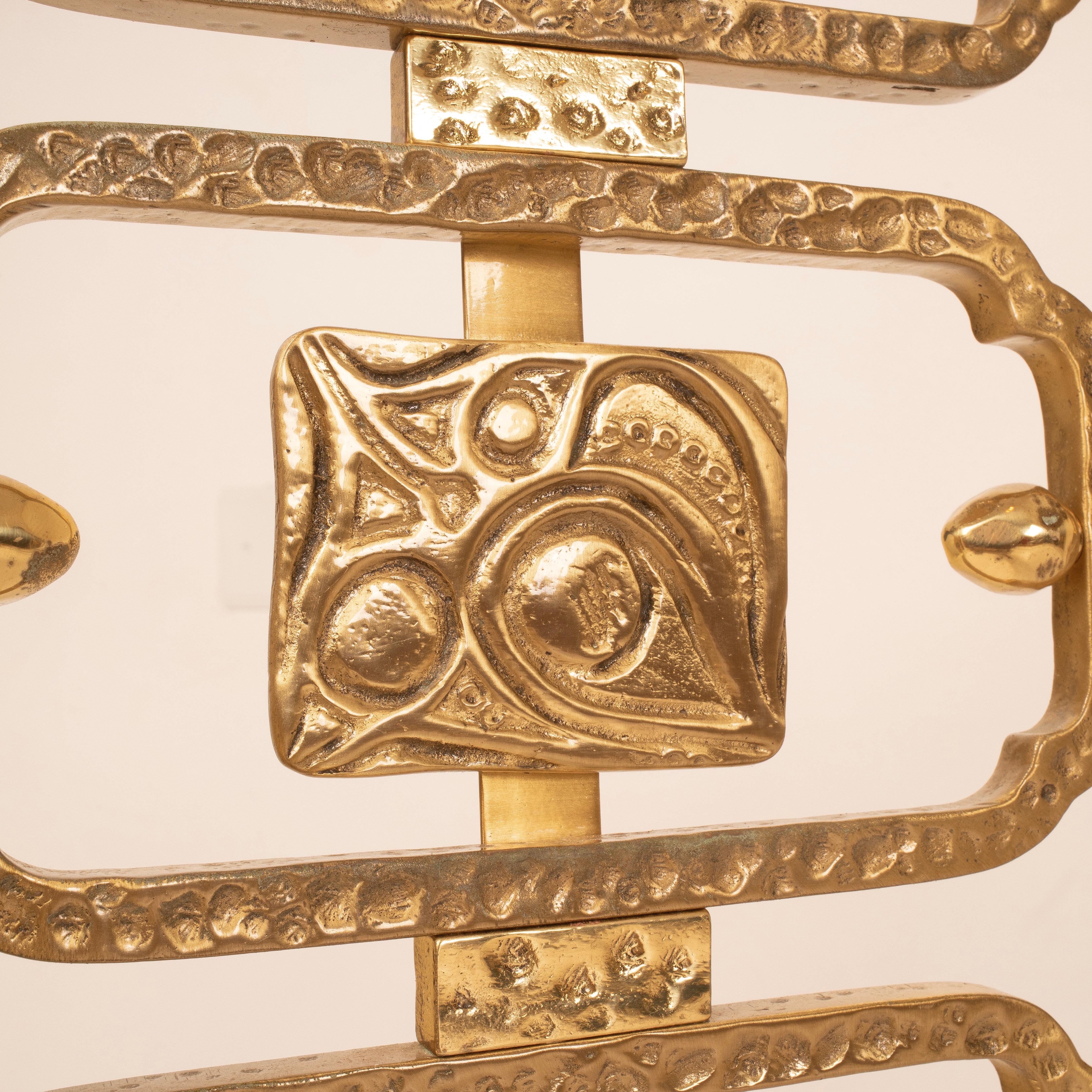 Thailandia Sculptural Brass Bed Frame by Frigerio Ciansky e Shelba Italy 1960 in vendita 14