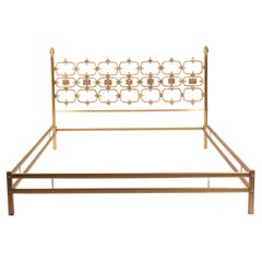 Thailandia Sculptural Brass Bed Frame by Frigerio Ciansky e Shelba Italy 1960