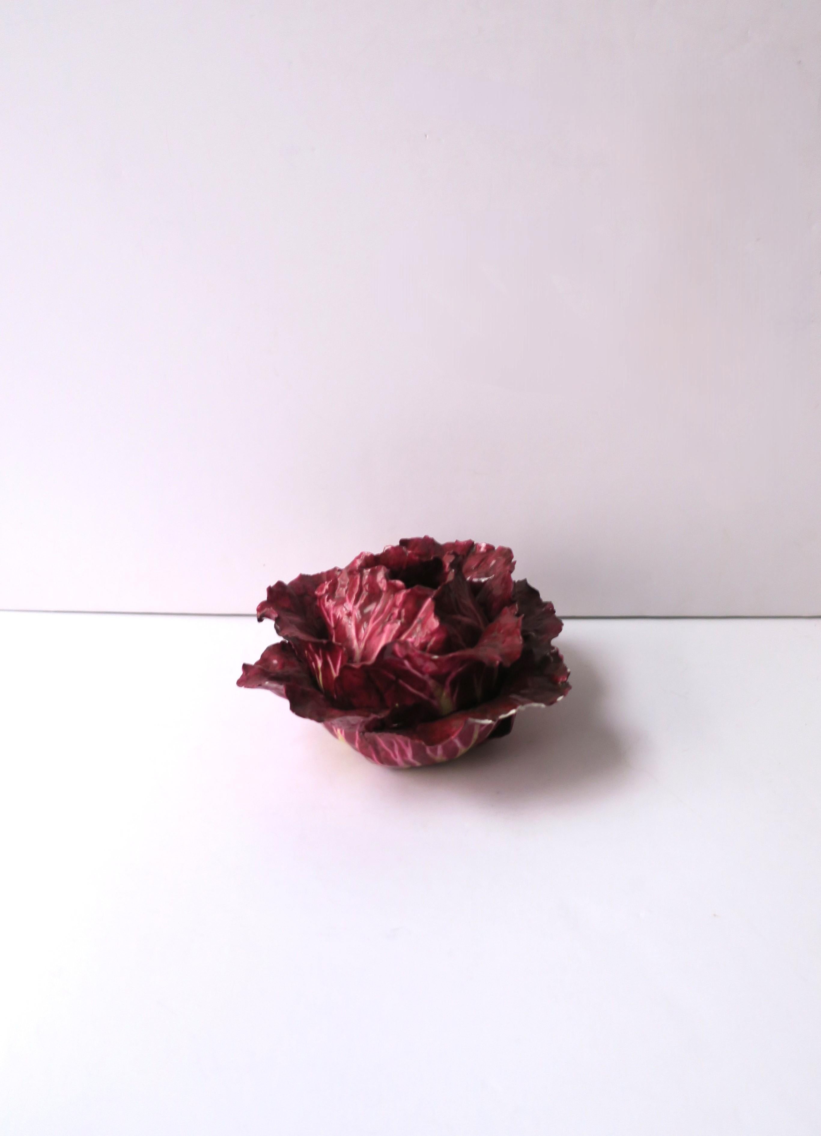 Lettuce Ware-Porzellanskulptur im Stil von Dodie Thayer  im Angebot 1